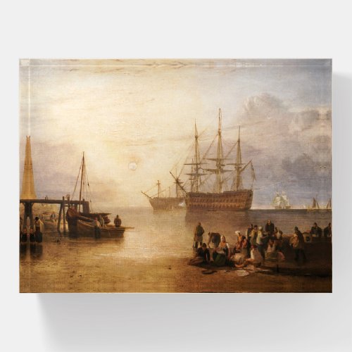 William Turner _ The Sun Setting Through Vapour Paperweight