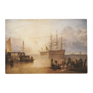 William Turner - The Sun Setting Through Vapour Placemat