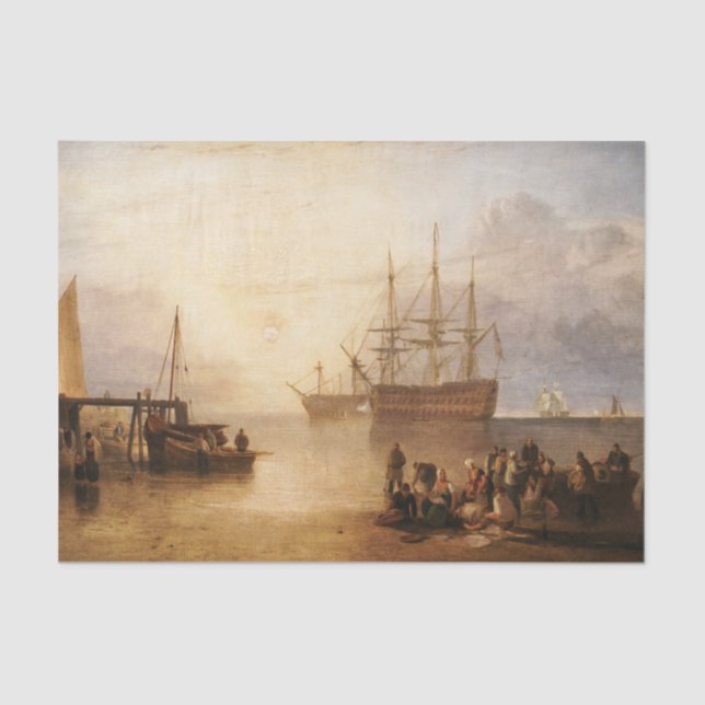 William Turner - The Sun Setting Through Vapour Tissue Paper (Front)