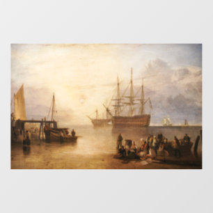 William Turner - The Sun Setting Through Vapour Wall Decal