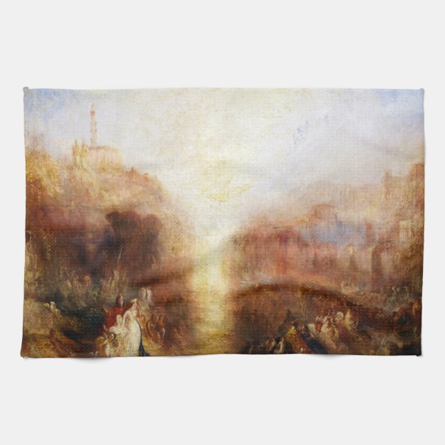 William Turner - The Visit to the Tomb Kitchen Towel (Horizontal)