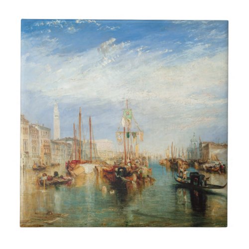 William Turner _ Venice Porch Madonna della Salute Ceramic Tile