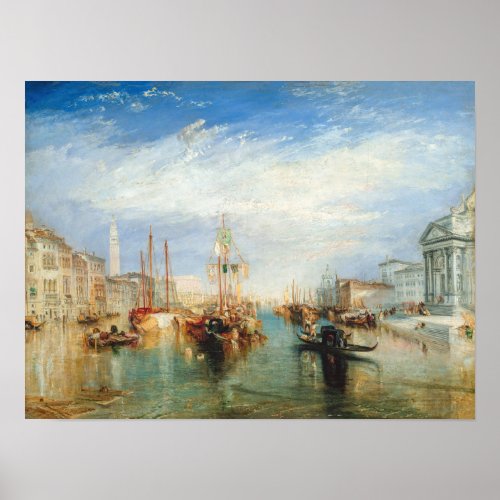 William Turner _ Venice Porch Madonna della Salute Poster