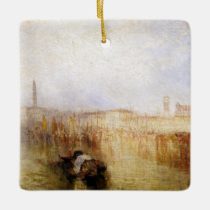 William Turner - Venice Quay, Ducal Palace Ceramic Ornament