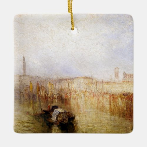 William Turner _ Venice Quay Ducal Palace Ceramic Ornament