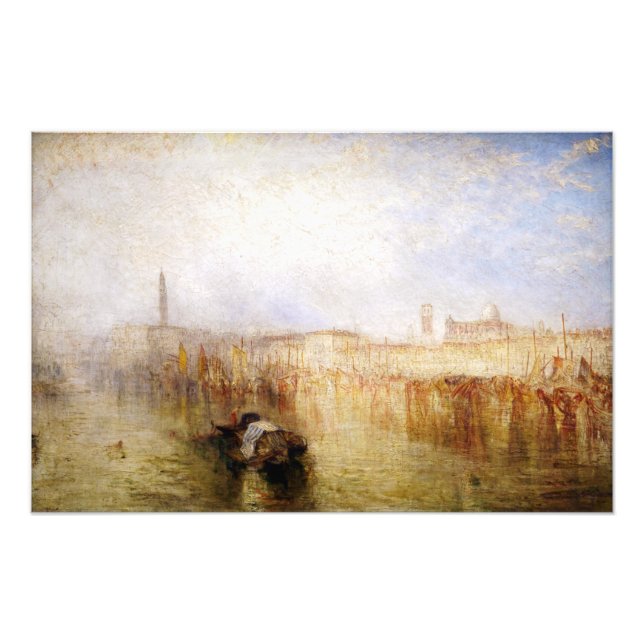 William Turner - Venice Quay, Ducal Palace Photo Print (Front)
