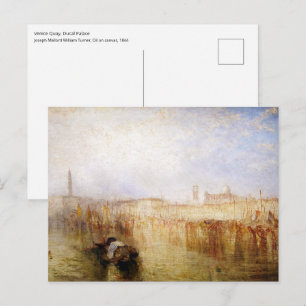 William Turner - Venice Quay, Ducal Palace Postcard