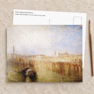 William Turner - Venice Quay, Ducal Palace Postcard