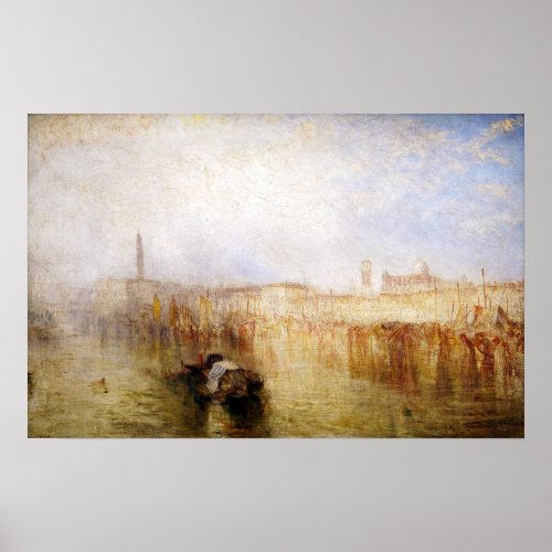 William Turner _ Venice Quay Ducal Palace Poster