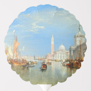 William Turner - Venice, The Dogana & San Giorgio Balloon