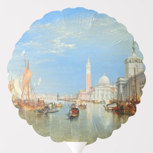 William Turner _ Venice The Dogana  San Giorgio Balloon