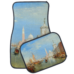 William Turner - Venice, The Dogana & San Giorgio Car Floor Mat