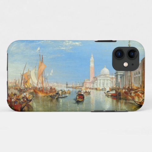 William Turner _ Venice The Dogana  San Giorgio iPhone 11 Case
