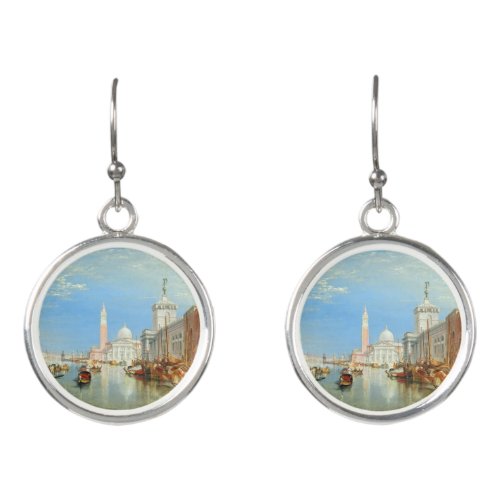 William Turner _ Venice The Dogana  San Giorgio Earrings