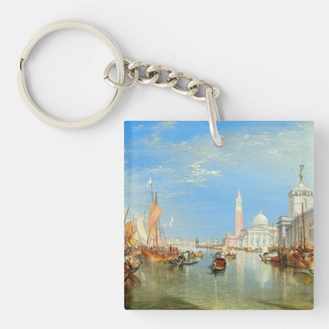 William Turner - Venice, The Dogana & San Giorgio Keychain (Front)