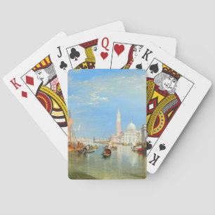 William Turner - Venice, The Dogana & San Giorgio Poker Cards