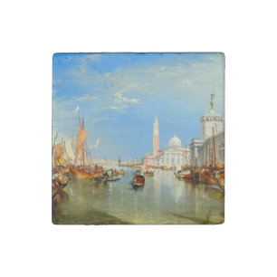 William Turner - Venice, The Dogana & San Giorgio Stone Magnet