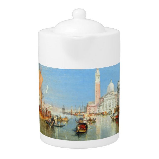 William Turner - Venice, The Dogana & San Giorgio Teapot (Front)