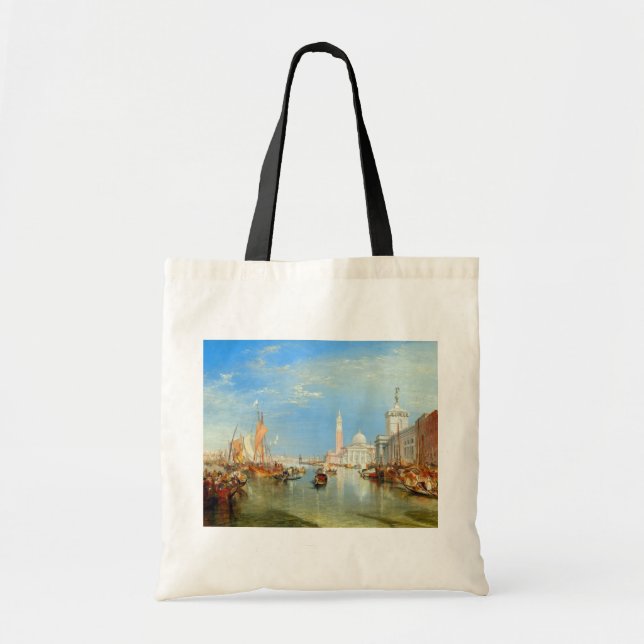 William Turner - Venice, The Dogana & San Giorgio Tote Bag (Front)