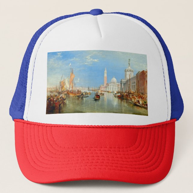 William Turner - Venice, The Dogana & San Giorgio Trucker Hat (Front)