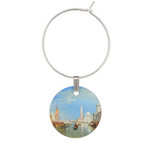 William Turner _ Venice The Dogana  San Giorgio Wine Charm