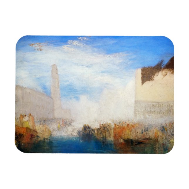 William Turner - Venice, the Piazzetta Magnet (Horizontal)