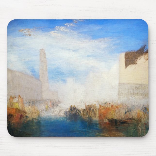 William Turner - Venice, the Piazzetta Mouse Pad (Front)