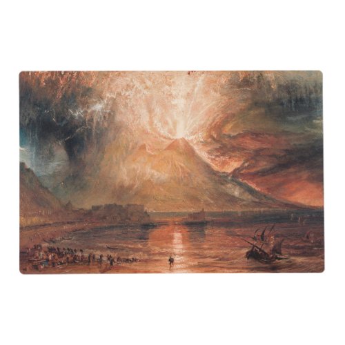 William Turner _ Vesuvius in Eruption Placemat