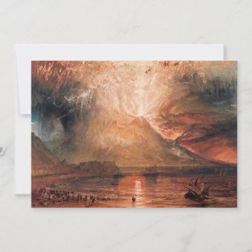 William Turner _ Vesuvius in Eruption Thank You Card