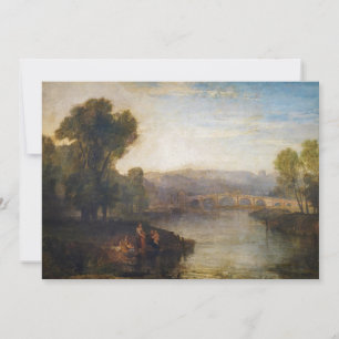 William Turner - View of Richmond Hill and Bridge Invitation