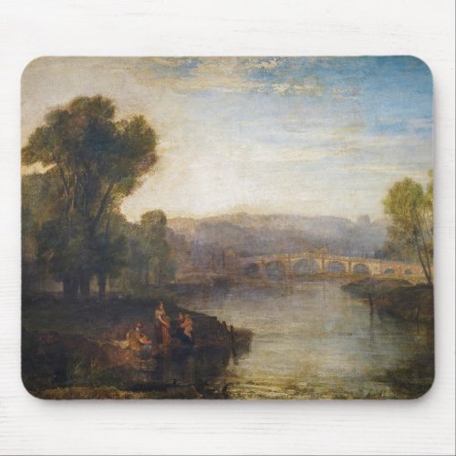 William Turner _ View of Richmond Hill and Bridge Mouse Pad