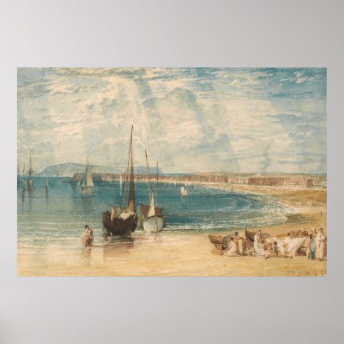 William Turner Weymouth Poster