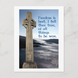 William Wallace Scottish Freedom Postcard