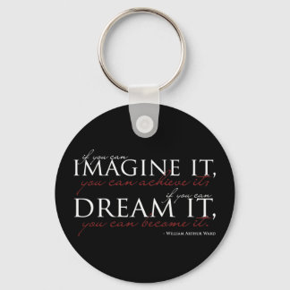 William Ward Imagine Quote Keychain