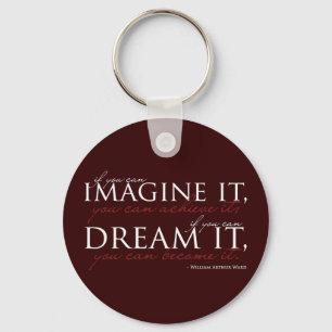 William Ward Imagine Quote Keychain