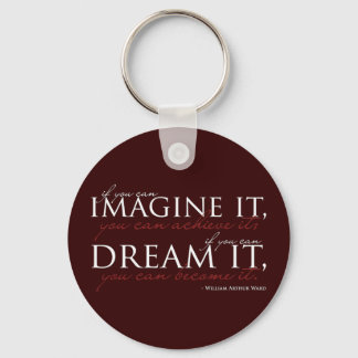 William Ward Imagine Quote Keychain