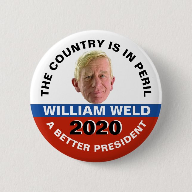 William Weld 2020 Button (Front)