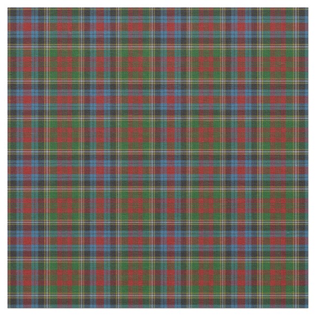 William Wilson & Sons No.181 Tartan Plaid Pattern Fabric (Close Up)