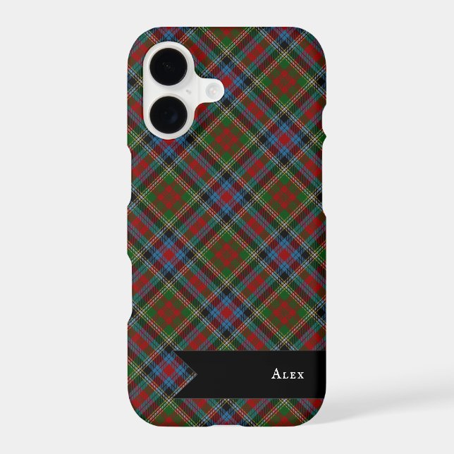 William Wilson & Sons No.181 Tartan Plaid Pattern Iphone Case (Back)