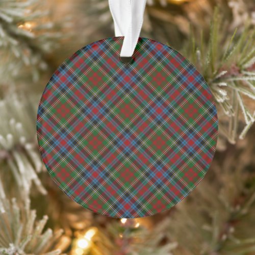 William Wilson  Sons No181 Tartan Plaid Pattern Ornament