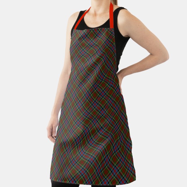 William Wilson Sons Tartan Culinary Shield Apron (Insitu)