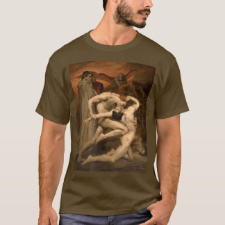 WilliamAdolphe Bouguereau2 Virgil and Dante Art  T-Shirt