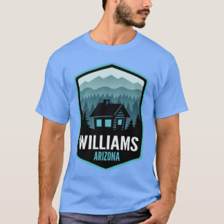 Williams Arizona Mountain Town Cabin T-Shirt