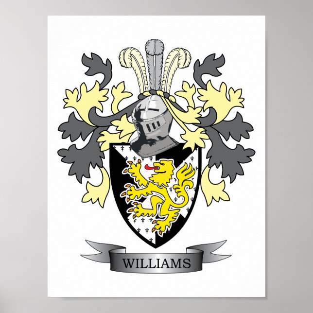 Williams Coat of Arms Poster (Front)