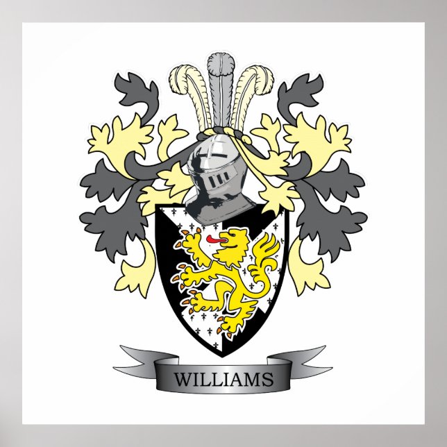 Williams Coat of Arms Poster (Front)