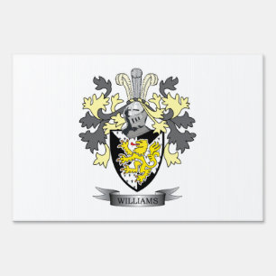 Williams Coat of Arms Yard Sign