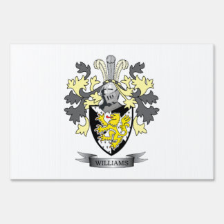 Williams Coat of Arms Yard Sign