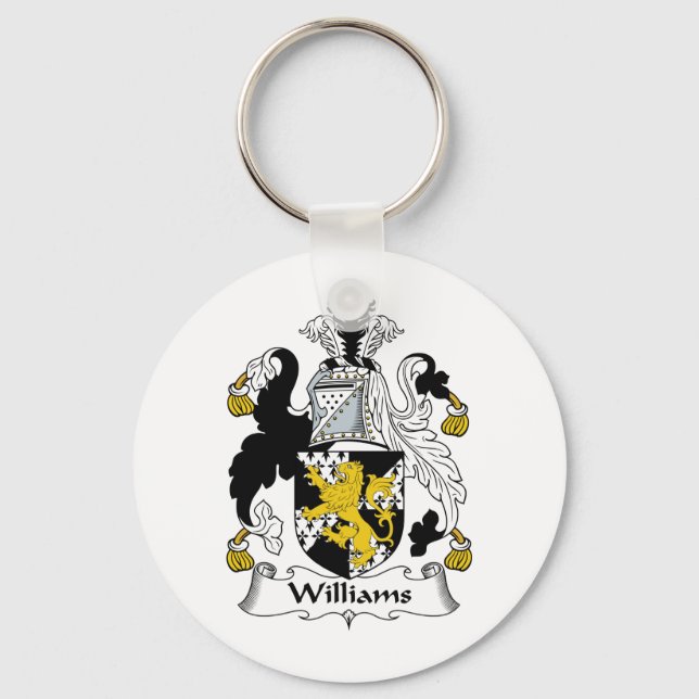 Williams Family Crest Keychain (Front)
