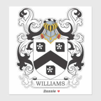 Williams Family Crest Sticker