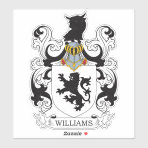 Williams Family Crest Sticker